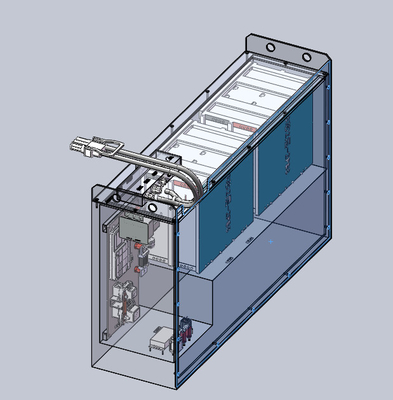 μπαταρία λίθιου 51.2V 300Ah Lifep04 με το σύστημα θέρμανσης μπαταριών
