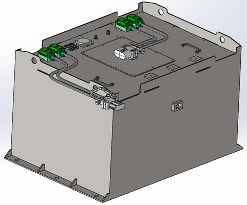 Προσαρμοσμένη μπαταρία 970mmx673mmx566mm φορτωτών 48v450ah