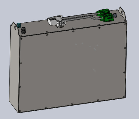 μπαταρία 700mmx170mmx564mm λίθιου μπαταριών εκσκαφέων 25.6V 210Ah